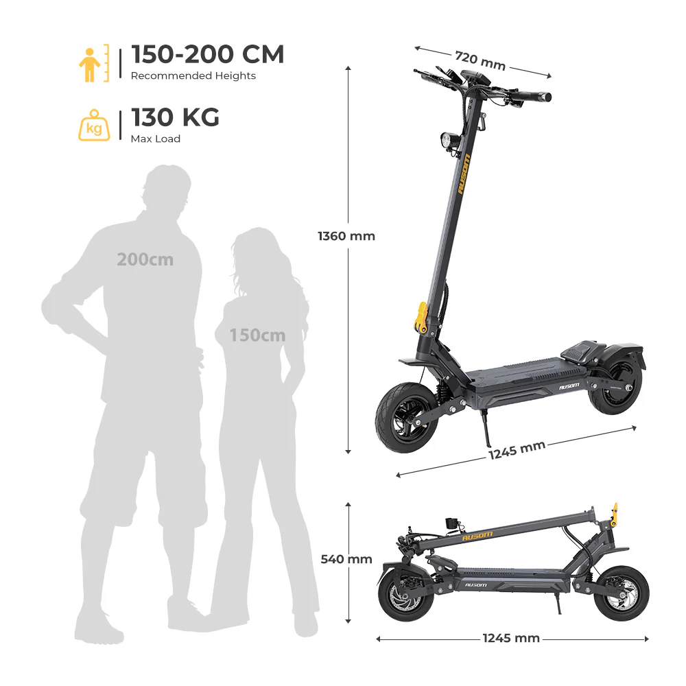 Ausom Gosoul 2 Pro Dual Motor Electric Scooter - Image 12